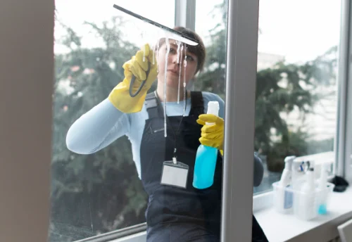 Nettoyage de vitres intérieures et extérieures à Touquin